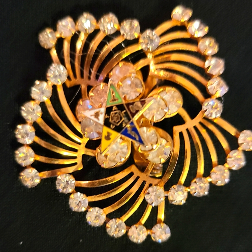 Vintage Order of Eastern Star pin